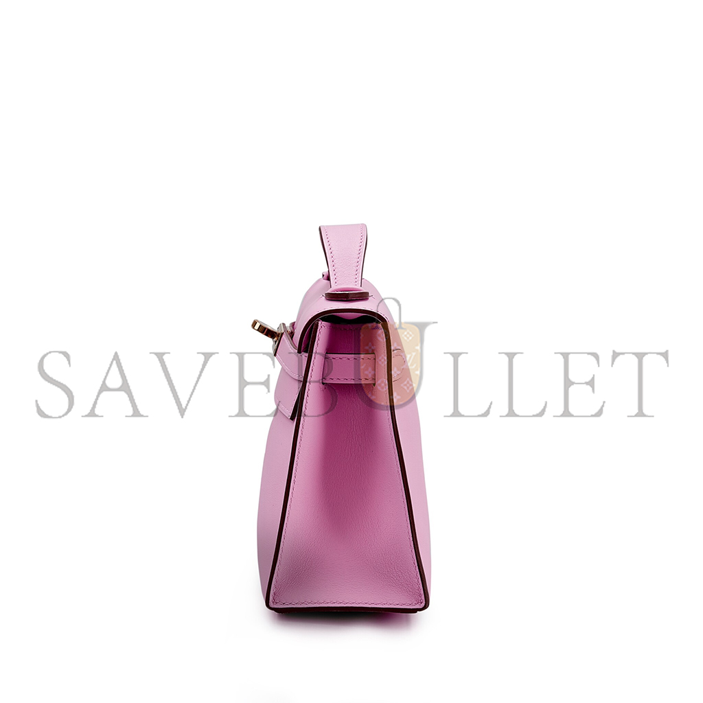 HERMÈS KELLY GENERATION 22CM SWIFT MALVA PURPLE (22*14*7cm)